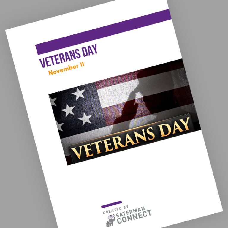 Veteran’s Day Nov 11 Saterman Connect